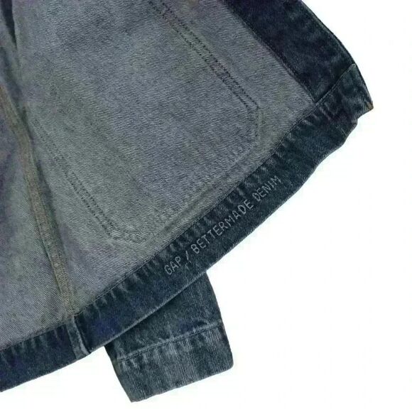 GAP Bettermade "The Jeans Redesign" Flared Denim Jacket – XS - Picture 6 of 7